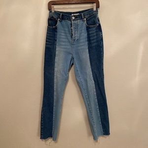 Gently used 2-tone denim